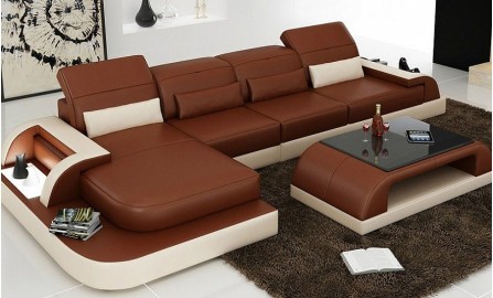 Orion - 3sC - Leather Sofa Lounge Set